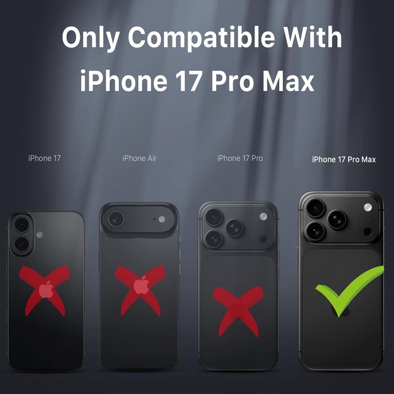 M MYBAT PRO For iPhone 17 Pro Max Case with Belt Clip Holster, Maverick Series 17 Pro Max Case[Compatible with Magsafe]w/Screen Protector,Anti-Drop,with 360°Rotating Kickstand,Heavy Duty Protection - Image 2